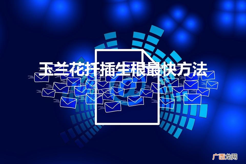 玉兰花扦插生根最快方法（玉兰花扦插生根最快方法是什么)