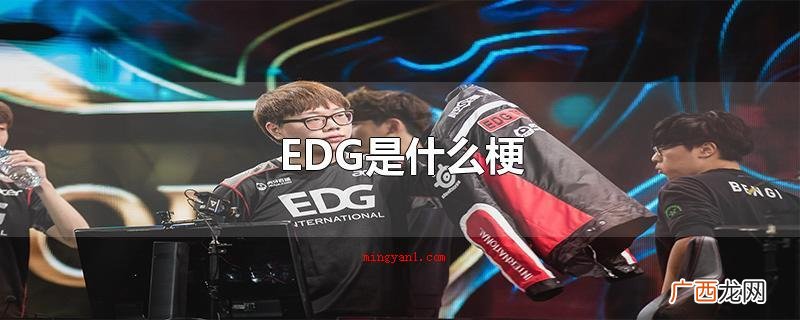 EDG全称为 EDG是什么梗