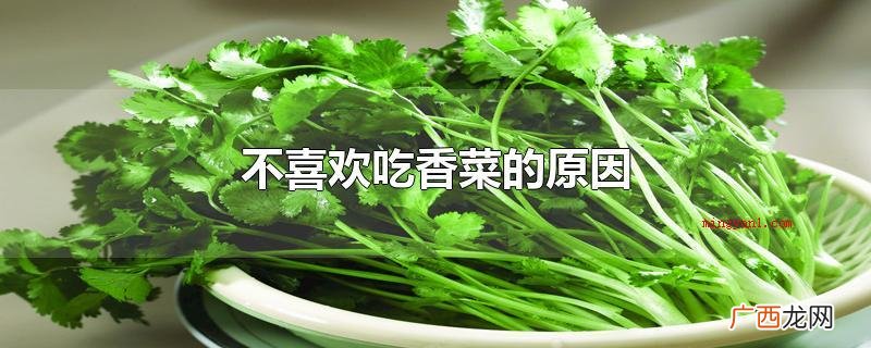 香菜有似偏碱的香皂味,从而排斥香菜 不喜欢吃香菜的原因