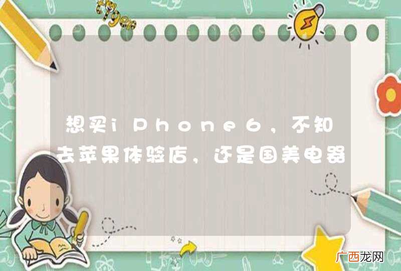 想买iPhone6，不知去苹果体验店，还是国美电器实体店买…去哪买不会买到翻新机？