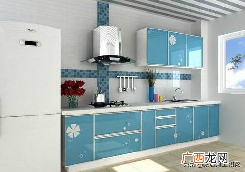 橱柜门颜色搭配效果图 厨房的橱柜门用什么颜色好看