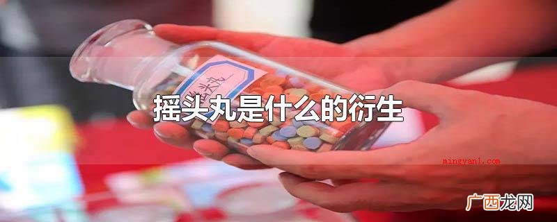摇头丸是什么的衍化_健康频道 摇头丸是什么的衍生