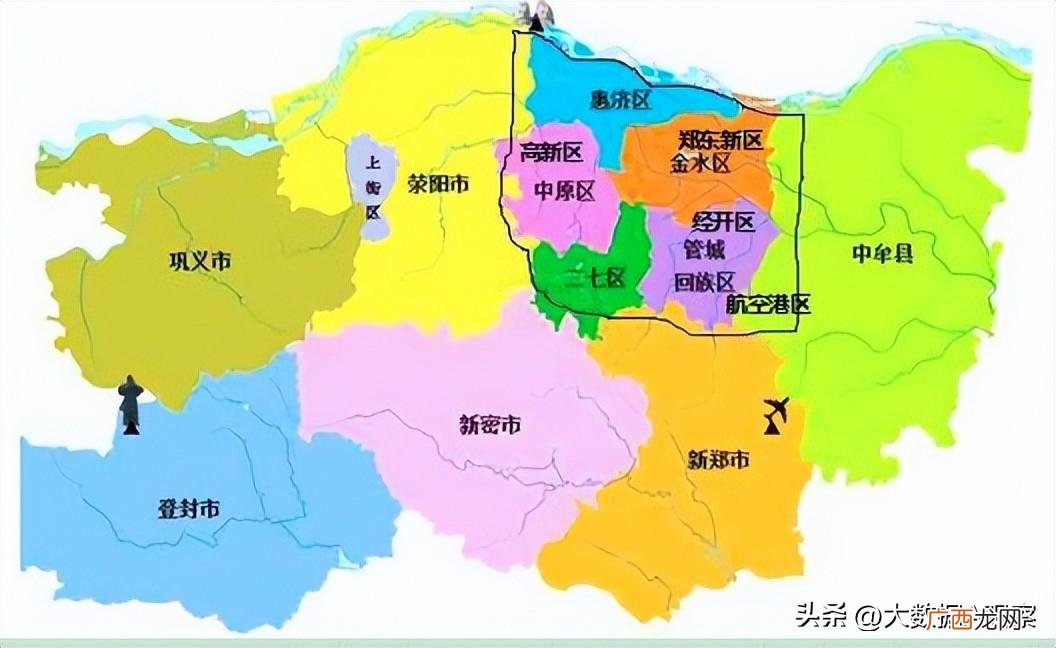 郑州6区5市1县分布情况 河南省郑州有哪几个区