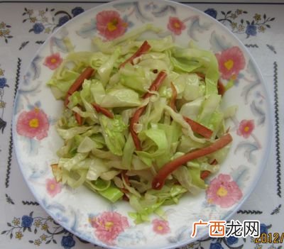 怎么炒卷心菜,爆炒圆白菜怎么炒好吃?