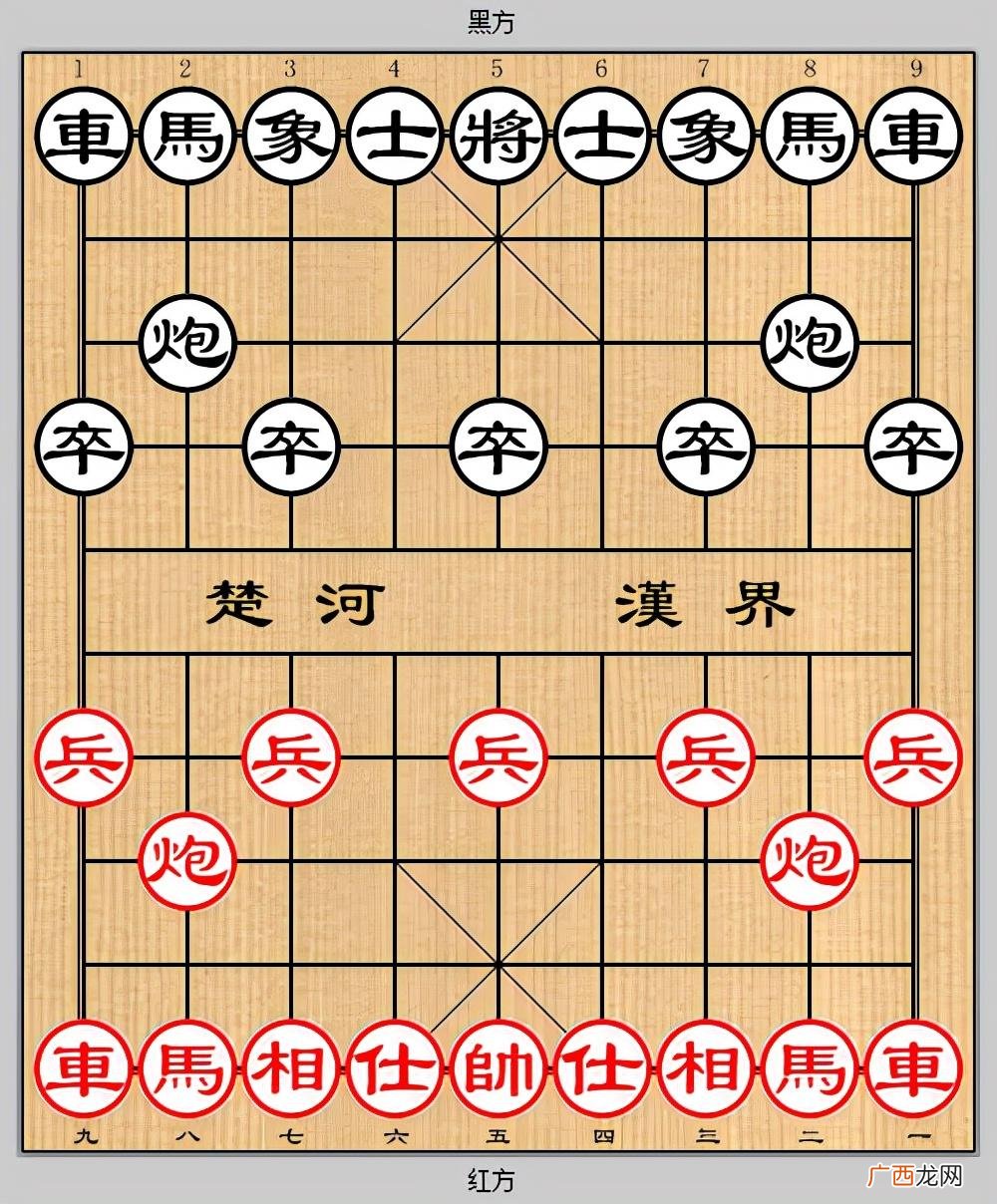 棋子和棋盘基础知识讲解 中国象棋有多少个棋子