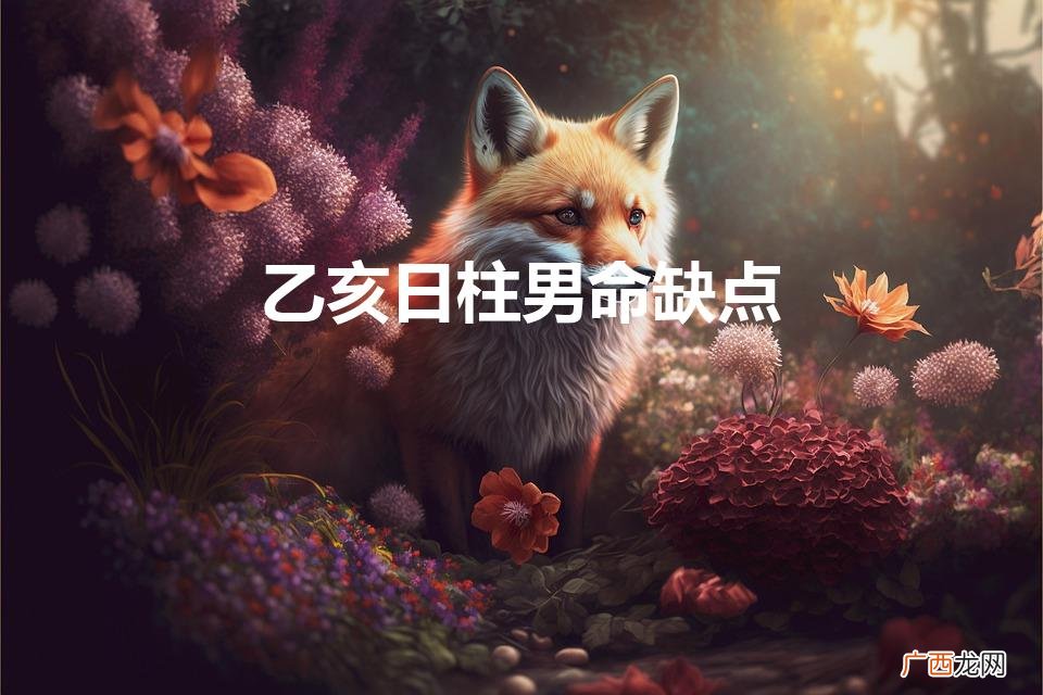 乙亥日柱男命缺点（乙亥日柱男命女命精论)