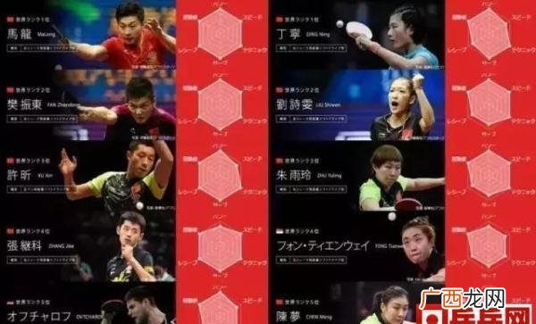 日本电视节目剖析每个乒乓球选手的数据面板 数据面板是什么梗