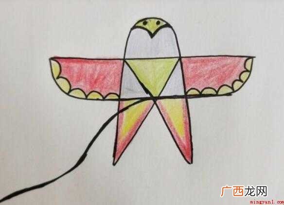 风筝简笔画怎么画