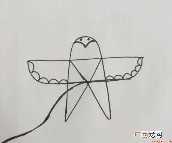 风筝简笔画怎么画