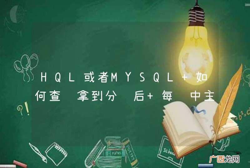 HQL或者MYSQL 如何查询拿到分组后 每组中主键id最大的那条记录?