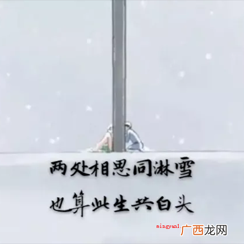 同淋雪今生也算共白头,全句是 同淋雪此生也算共白头出自哪里？