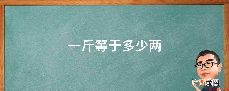 一斤等于10两,1克等于500克,1两等于0 一斤等于多少两