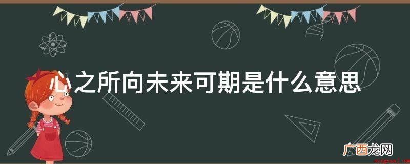 心之所向将来可期的意思 心之所向未来可期是什么意思