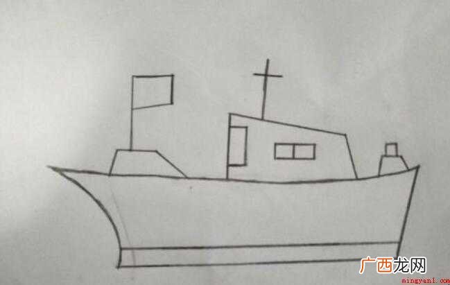 轮船简笔画怎么画 全部内容了 轮船简笔画怎么画