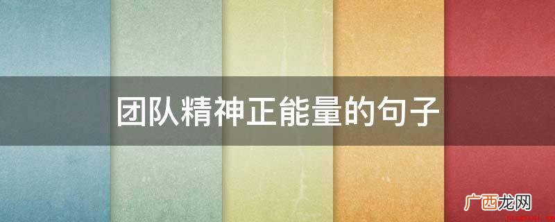 人活着,便终究这一生奔忙与疲劳 团队精神正能量的句子