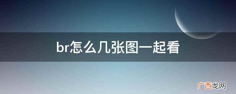 Adobe Bridge的几张图片 br怎么几张图一起看