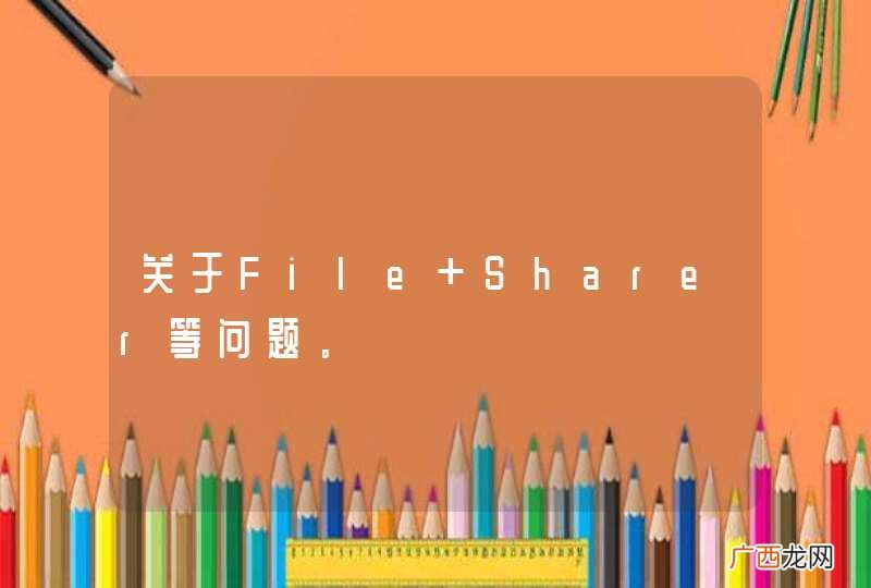 关于File Sharer等问题。