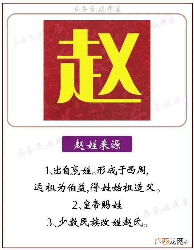 赵姓的来源,赵姓的由来是什么？