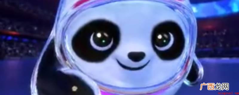 熊猫头顶部装饰设计彩色光晕 冰墩墩的含义是什么