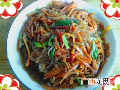 怎么炒红薯粉,金针菇炒红薯粉的做法？