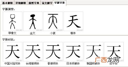 甲骨文天字怎么写图片,天加一横是什么字？