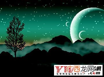 描写夜晚景色的成语有哪些,描写深夜的四字成语？