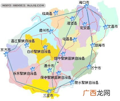 海南省行政区划,海南五大行政区划？