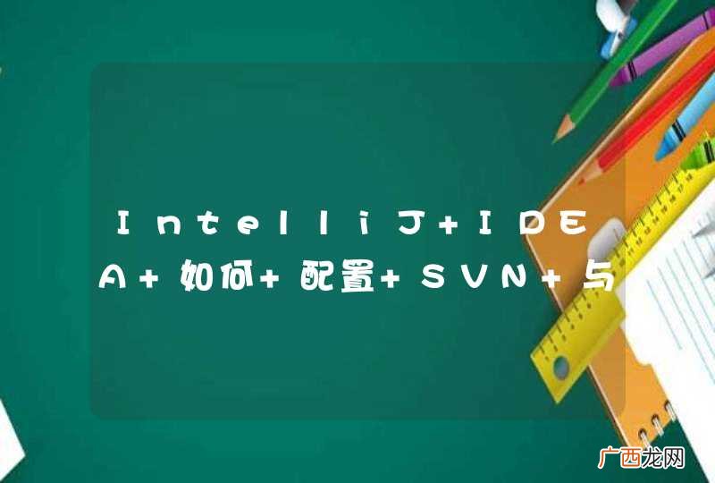 IntelliJ IDEA 如何 配置 SVN 与项目关联