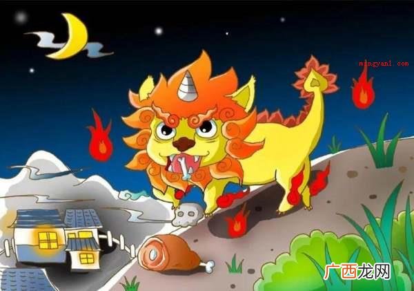 年兽转到这里,看到火花吓得调头逃散 年的由来传说是什么？