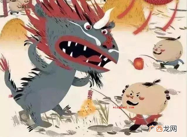 年兽转到这里,看到火花吓得调头逃散 年的由来传说是什么？