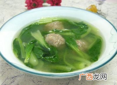 青菜肉丸汤,25-36个月婴儿一周食谱？