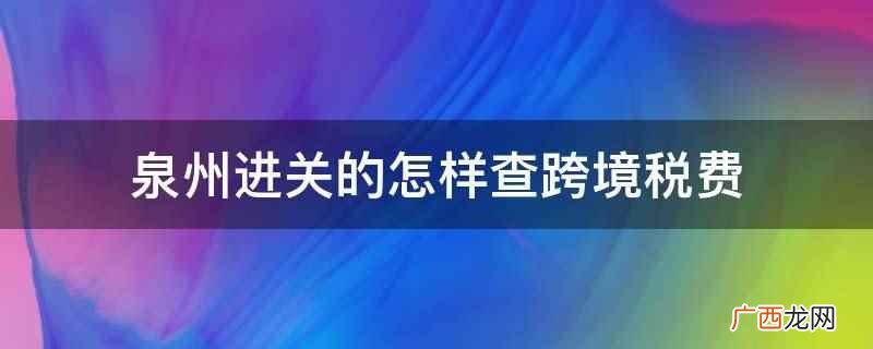 浏览器搜索中华人民共和国海关总署并进入官网,进入后点击互联网 泉州进关的怎样查跨境税费