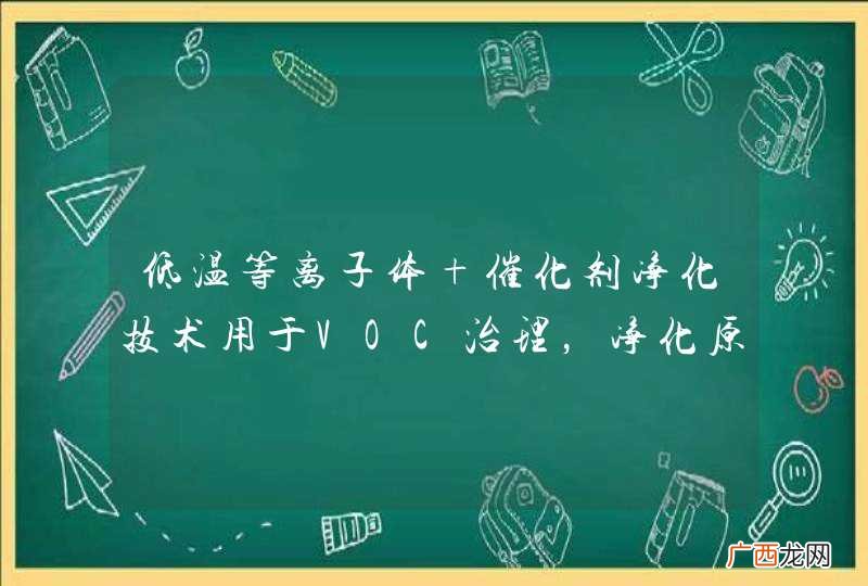 低温等离子体+催化剂净化技术用于VOC治理,净化原理是什么?