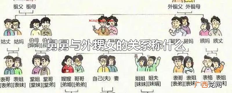 舅舅与外甥女的影响称哪些 舅舅与外甥女的关系称什么