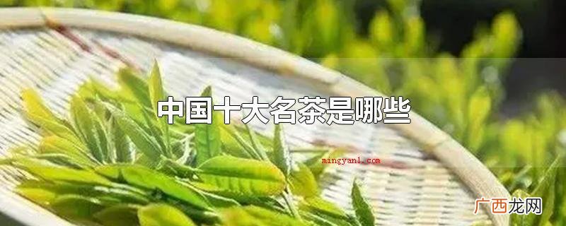 中国十大名茶,你知道吗? 中国十大名茶是哪些