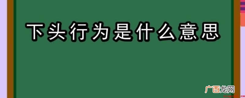 下头个人行为就是指毁坏幸福气氛 下头行为是什么意思