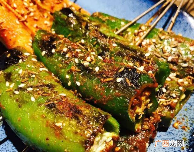 烤青椒怎么烤,一串烤青椒多重？