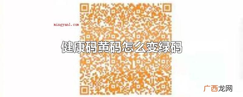 身心健康码可以随意行驶,黄码务必防护7天,体温正常即可变成绿 健康码黄码怎么变绿码