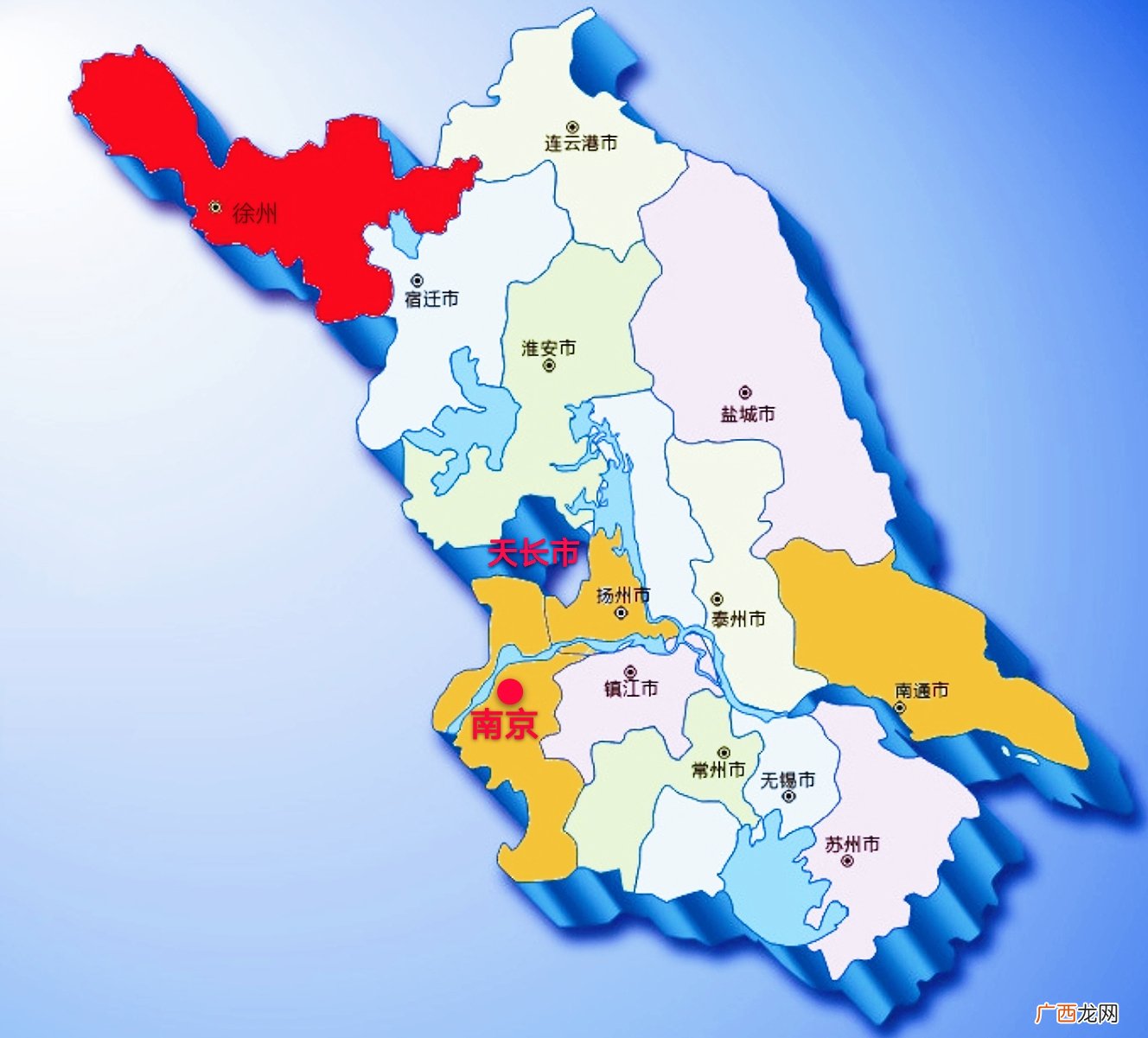 江苏的十三个地级市有哪些,江苏省共有多少个地级市?