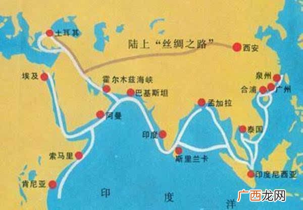 海上丝绸之路经过哪些海洋与海峡,海上丝绸之路重要要道？