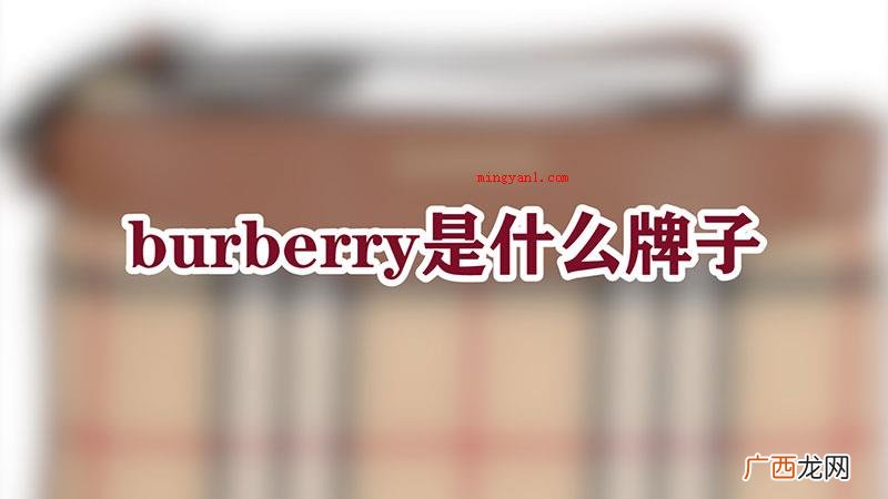 burberry是哪个国家的品牌 burberry是什么牌子