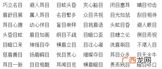 含有目的成语,心（）目的成语怎么填？