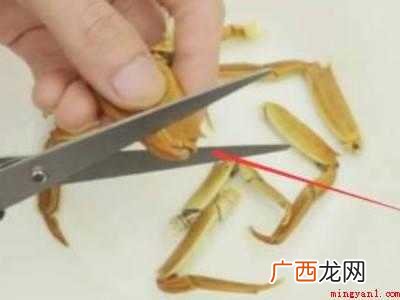 蟹钳怎么吃里面的肉