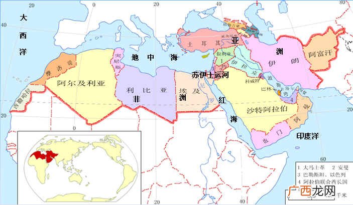 非洲与亚洲的分界线是什么,亚洲与非洲洲的分界线是哪里？