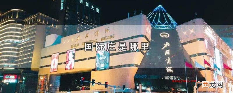 石家庄大城市建筑调侃,国际庄的部位 国际庄是哪里