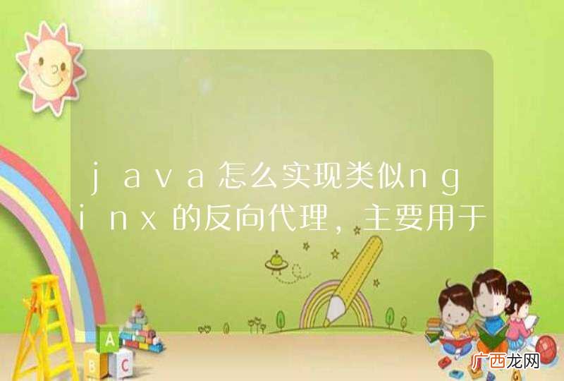 java怎么实现类似nginx的反向代理，主要用于视频播放