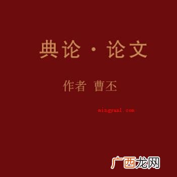 《典论 中国第一部文学批评专著是什么？
