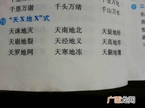 含有天地的成语,拥有天地的四字成语？