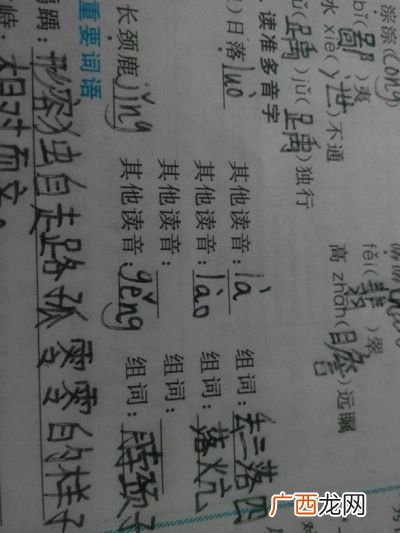 落组词有哪些,落的多音字组词5个？