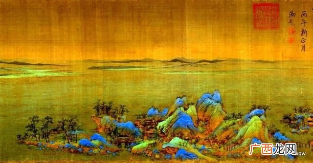 宋王希孟千里江山图的作者简介,千里江山图说明文？